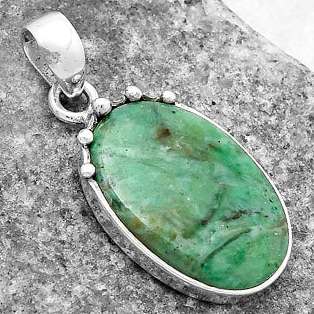 Natural Larsonite Jasper Pendant P-1349 SDP116664
