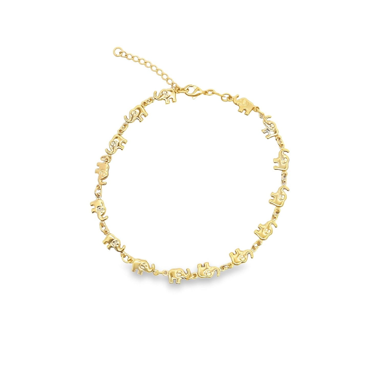 Elephant Charms Anklet (E185)