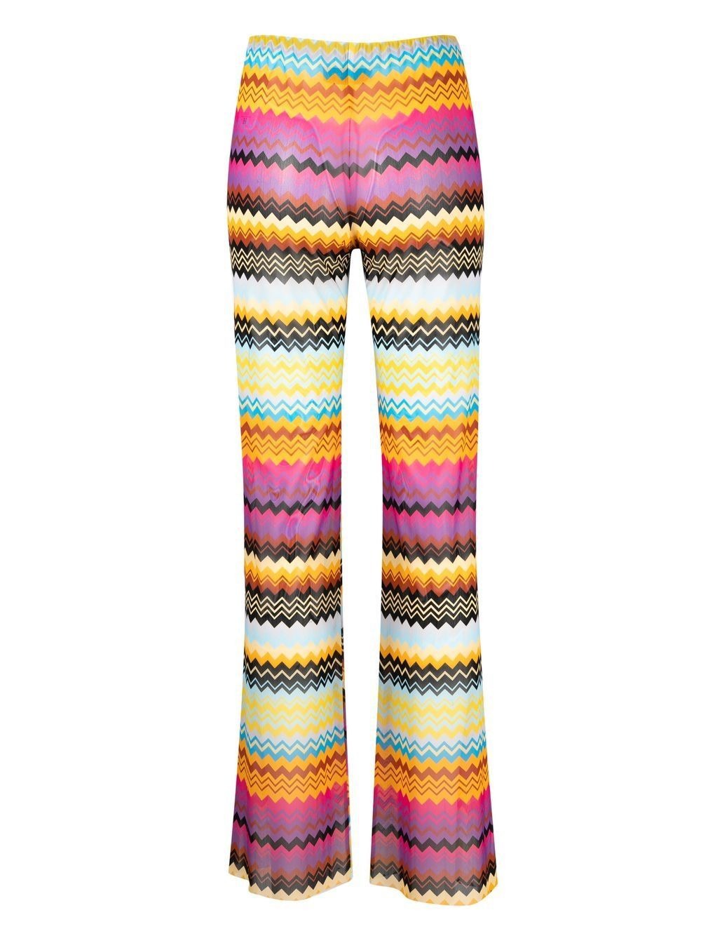 Z-Striped Wide-Leg Beach Pants For Women, Brooklyn, BYMANYC New York.-1