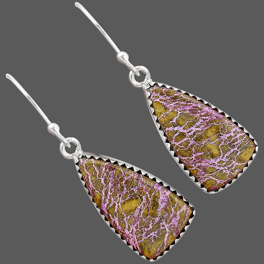 Natural Purpurite - South Africa Earrings E-1113 SDE87513