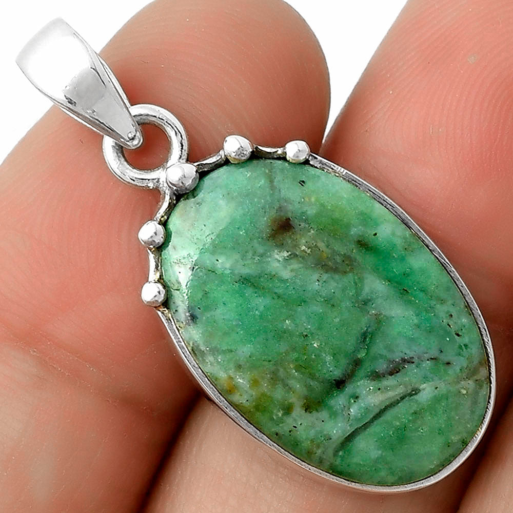 Natural Larsonite Jasper Pendant P-1349 SDP116664