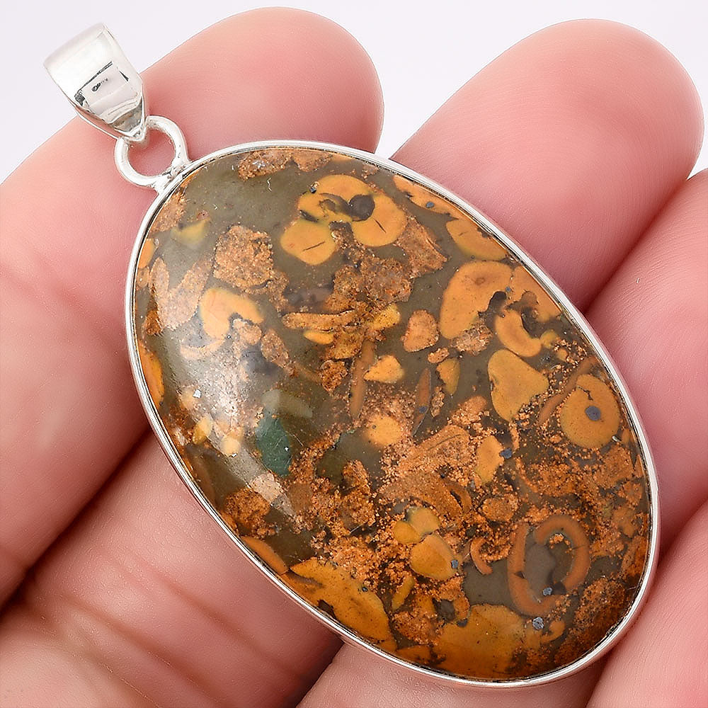 Natural Bamboo Jasper Pendant P-1001 SDP154440