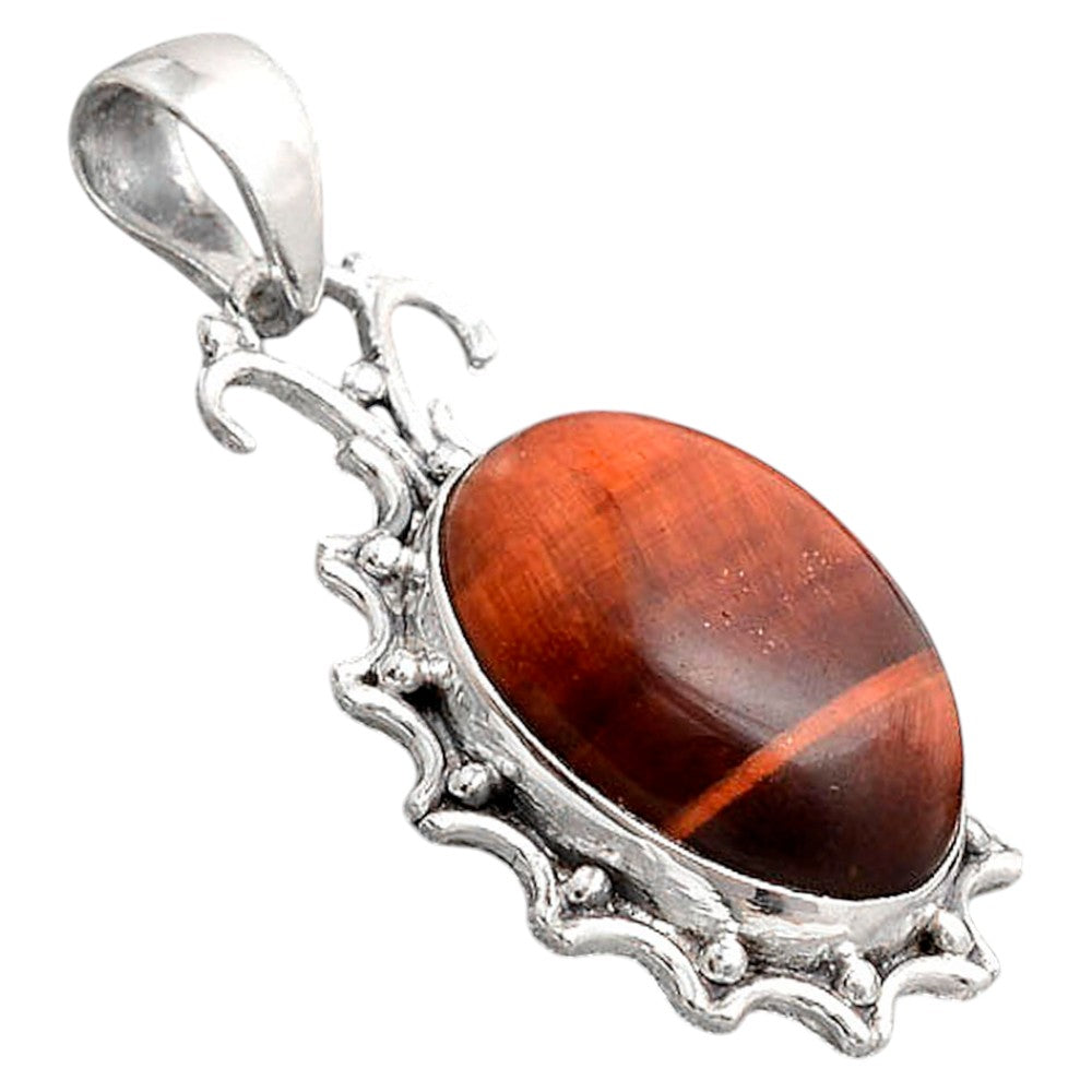 Natural Red Tiger Eye Pendant P-1249 SDP155775