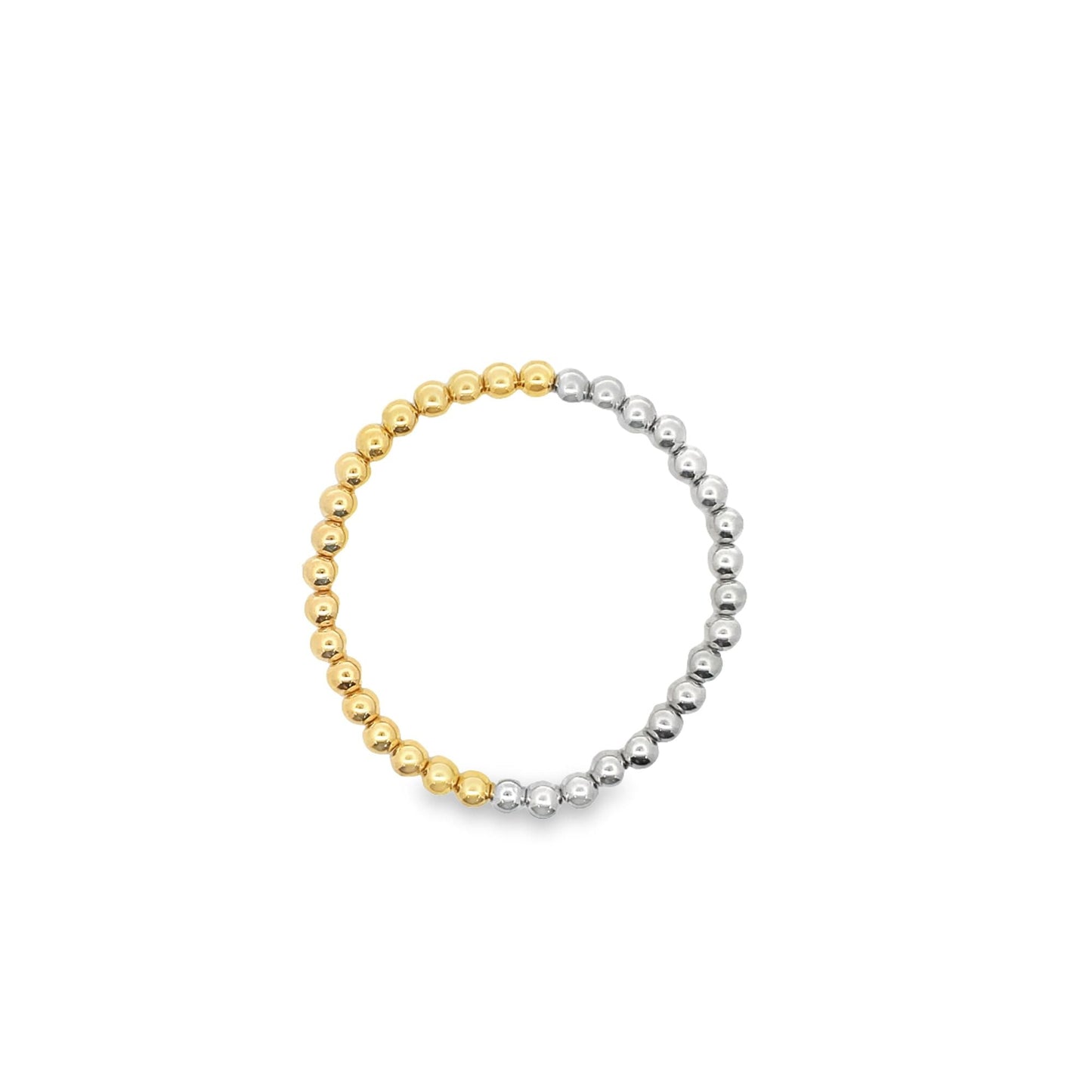 Two Tone Bead Bracelet (I529)