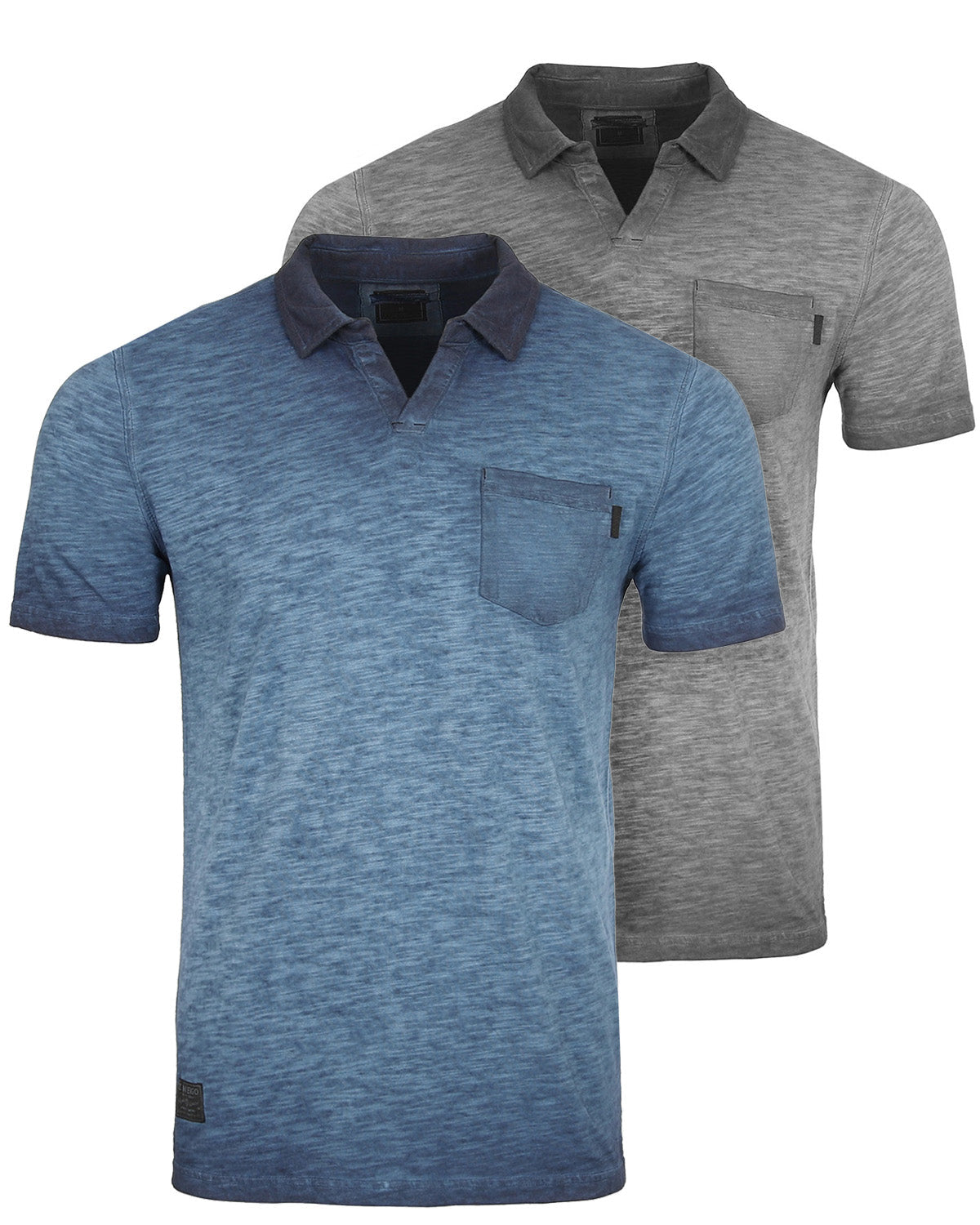 VINTAGE GARMENT DYED SHORT SLEEVE POLO SHIRTS