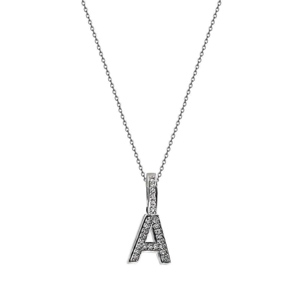 Stainless Steel Letter Necklace